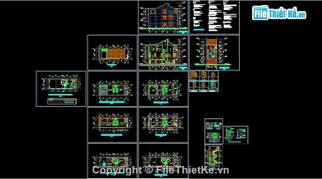 bản vẽ nhà phố 3 tầng 6x16m,bản vẽ nhà phố 3 tầng đẹp,nhà phố 3 tầng mặt tiền 6m